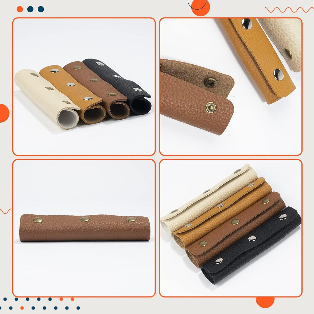 Handbag Handle Leather Wrap Cover (2-Pack)