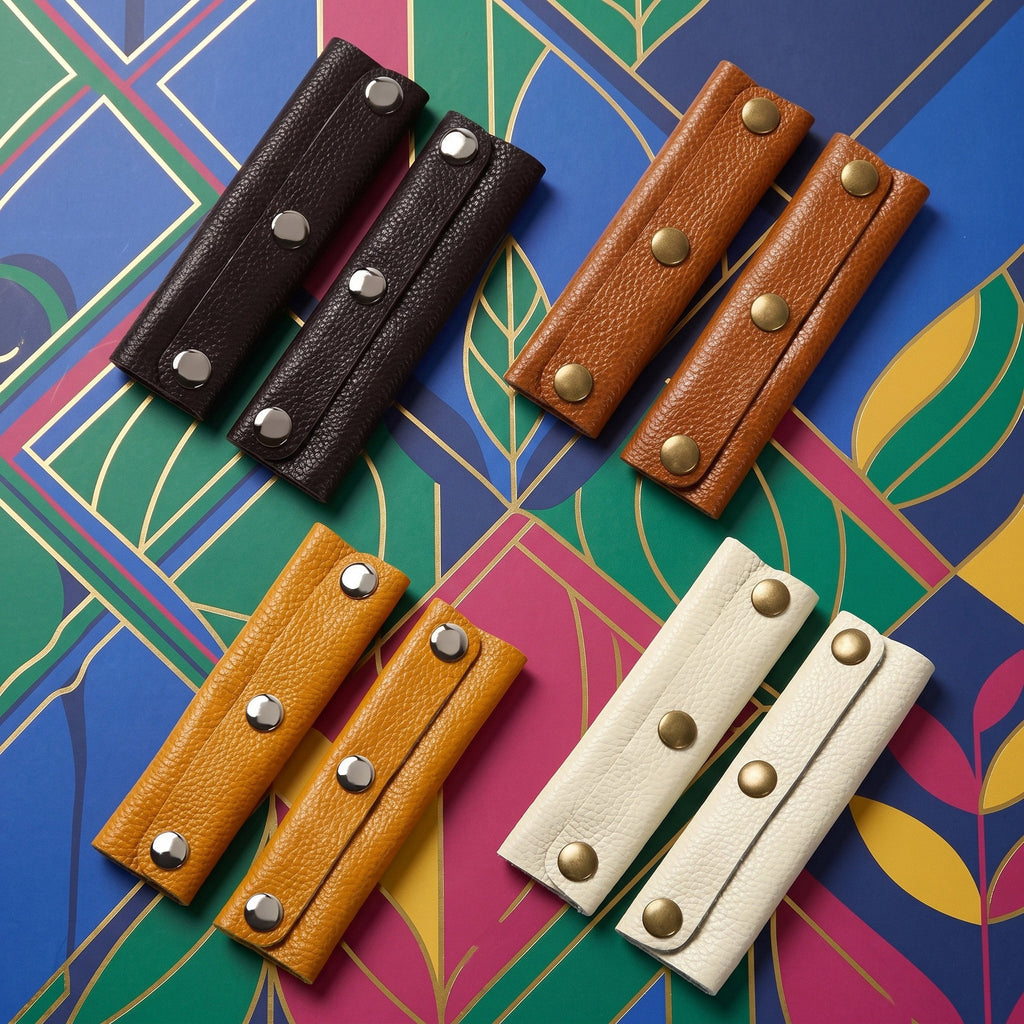 Handbag Handle Leather Wrap Cover (2-Pack)